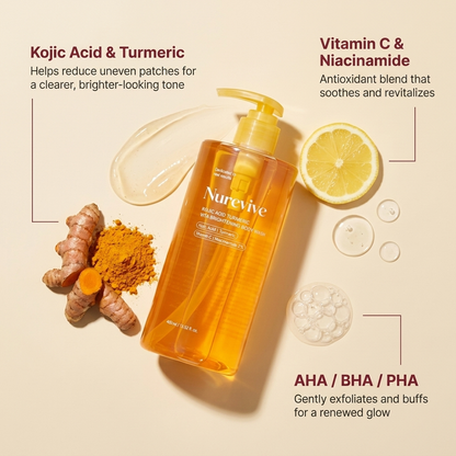 Turmeric & Kojic Acid Brightening Body Wash